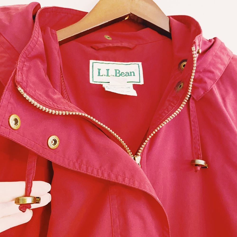 L.L. Bean vintage maxi trench coat - Picture 3 of 4